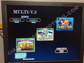  3X1 IGS Zeus,Fish e Jungle Windows PS2 